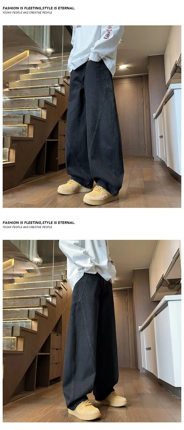 Winter Men's Fleece Jeans Detail