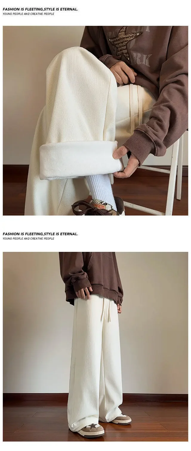 Men's Corduroy Sweatpants (Winter) Detail