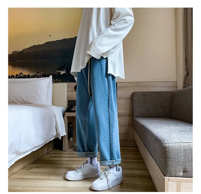 Men's Loose Jeans (Belt Included) Detail