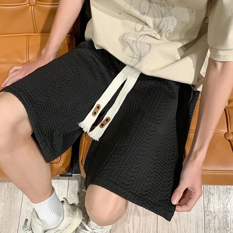 Men's Summer Jacquard College Shorts