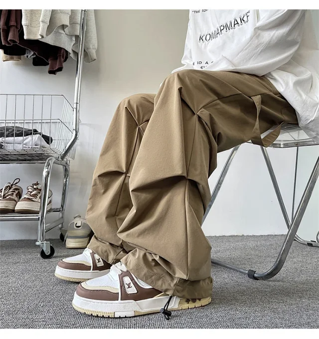 Hip-hop Spring Tech Pants Detail