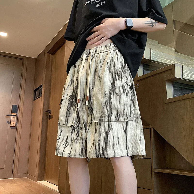 Men's Black Shorts with Pockets