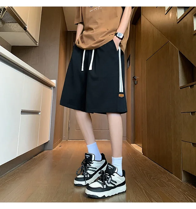 2025 Men's Summer Loose Straight Shorts Detail