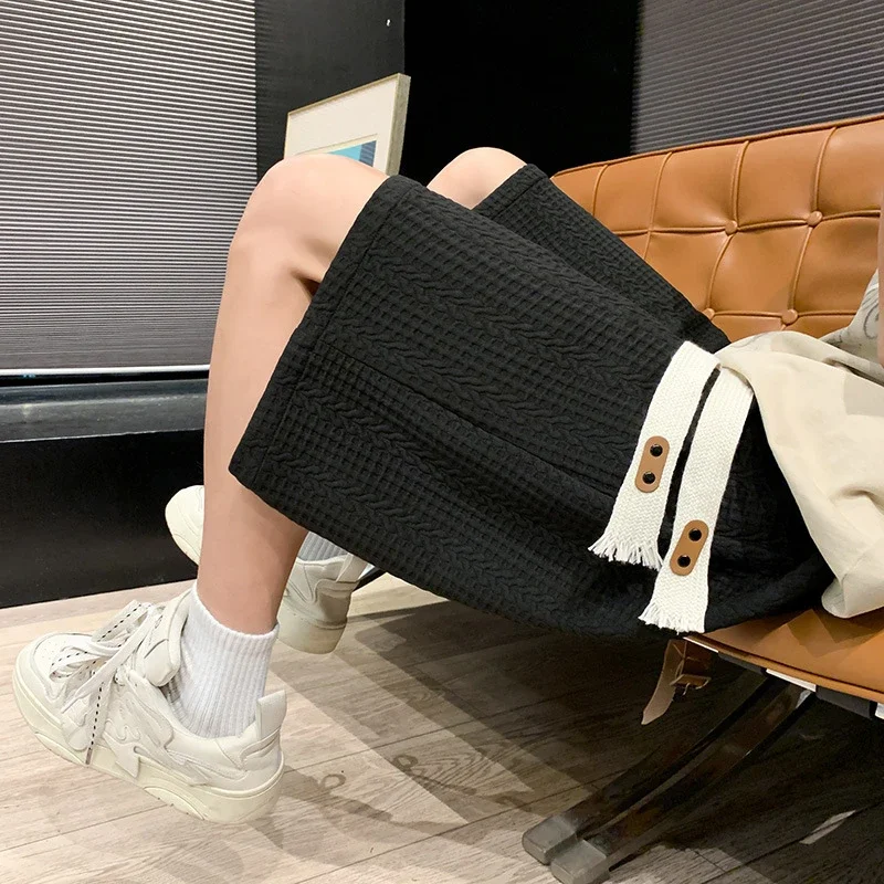 Men's Summer Jacquard College Shorts