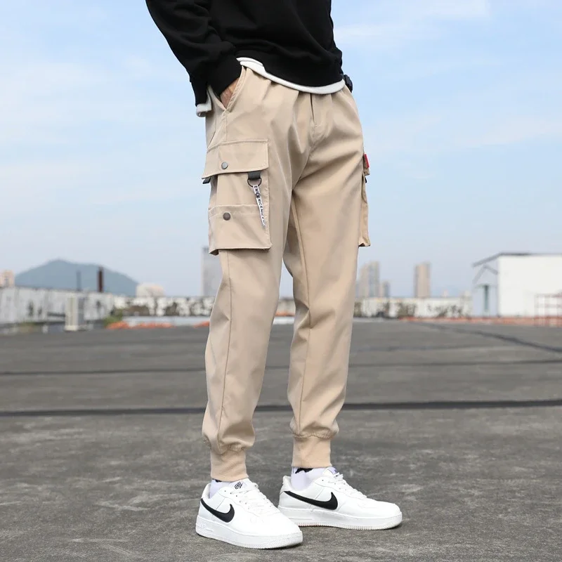2025 Spring Men's Hong Kong-style Casual Pants
