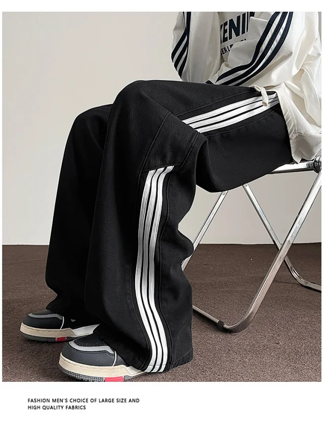 2025 Men's Fleece Jeans (Straight Loose Wide - leg) Detail