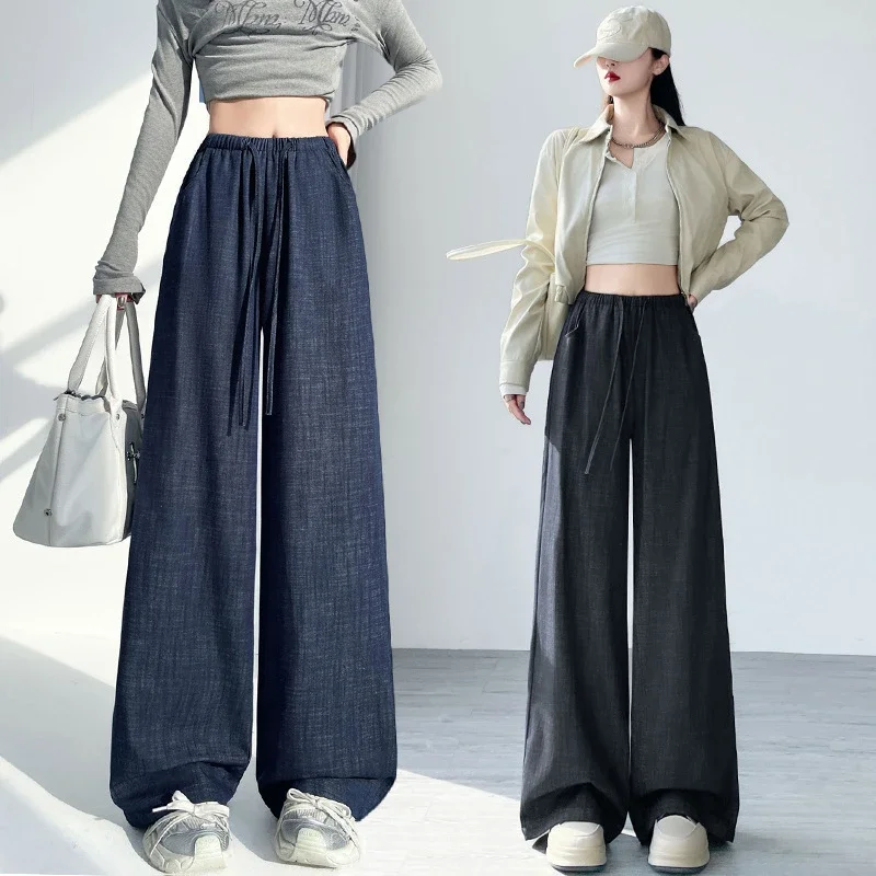 Women's Wide-Leg Denim Pants