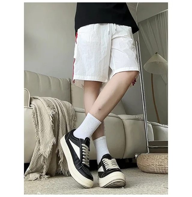 Men's Laser - Perforated Summer Beach Shorts Detail