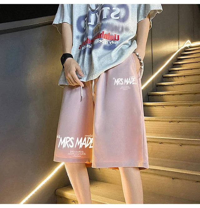 Men's Summer 2025 Oversize Straight Shorts Detail