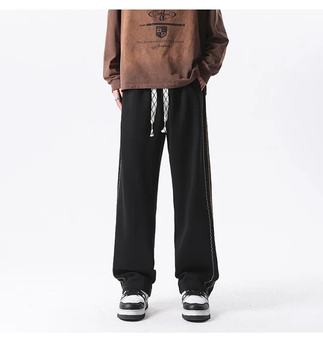 Japanese Oversize Men's Summer Pants Detail