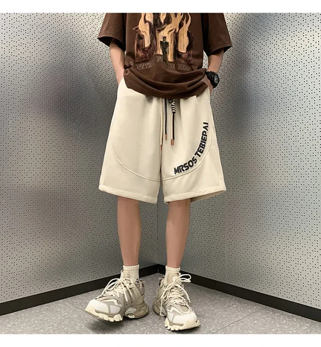 Men's Vintage Foam Print Shorts Detail