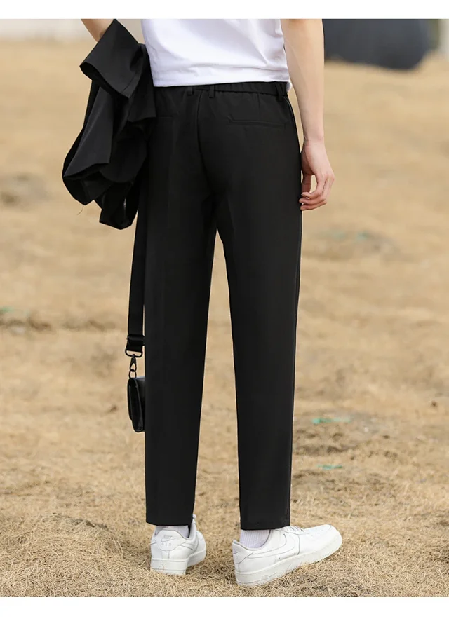 Men's Spring/Summer Khaki Casual Pants Detail