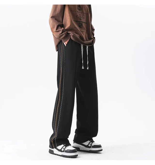 Japanese Oversize Men's Summer Pants Detail