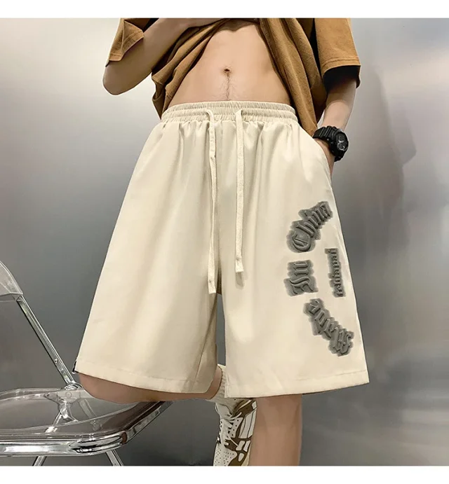 Men's Trendy Summer Ice Silk Shorts Detail