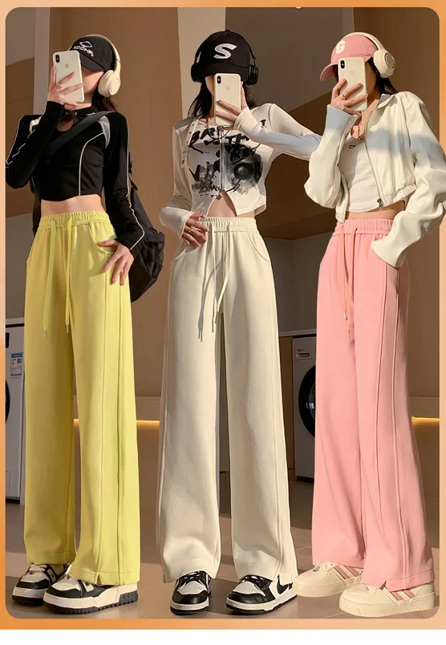 Banana Wide - leg Trousers for Women Detail