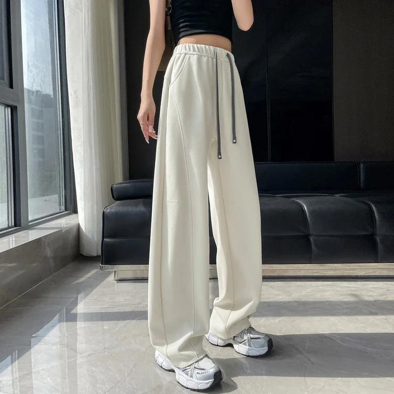 Korean-style Loose Straight Leg Pants 2025 Fall