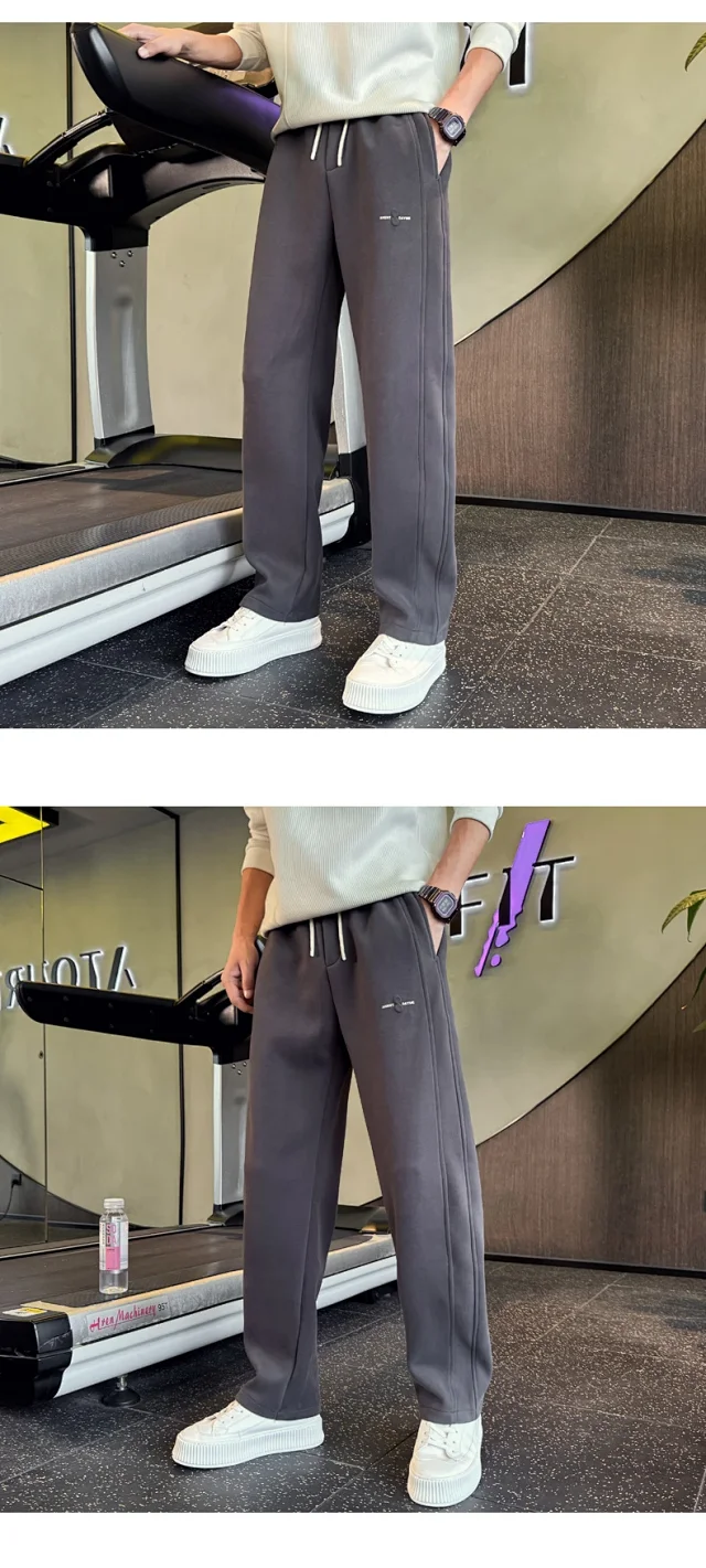 2025 Trendy Straight Sweatpants for Men Detail