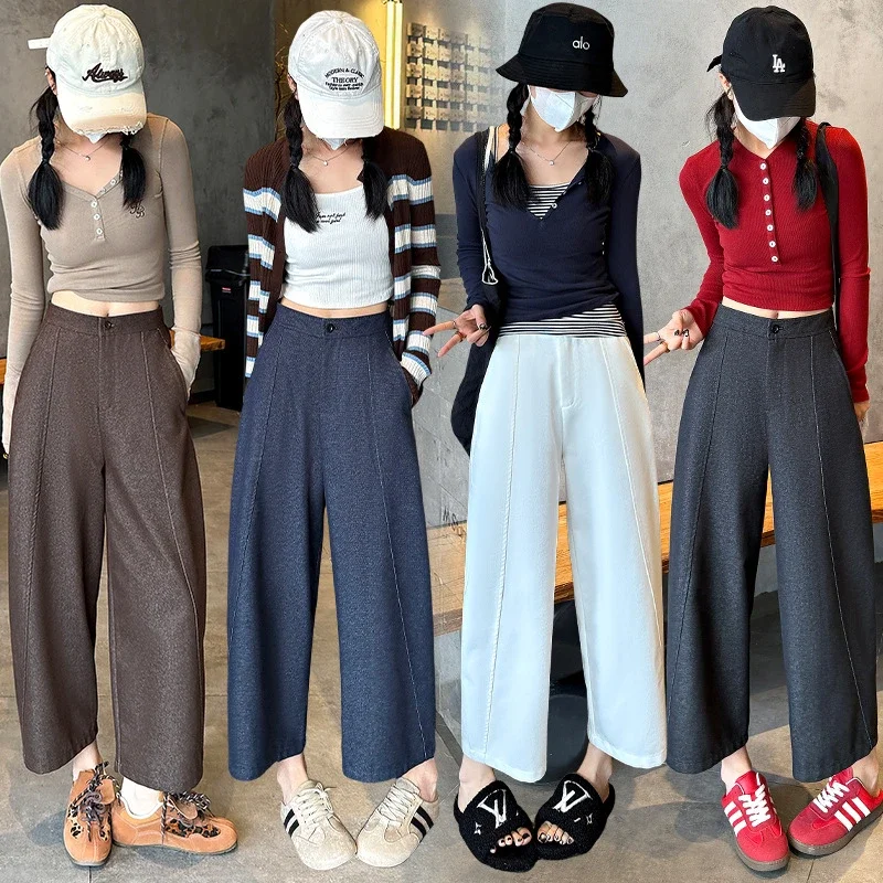 2025 FW Faux Denim Noodle Pants