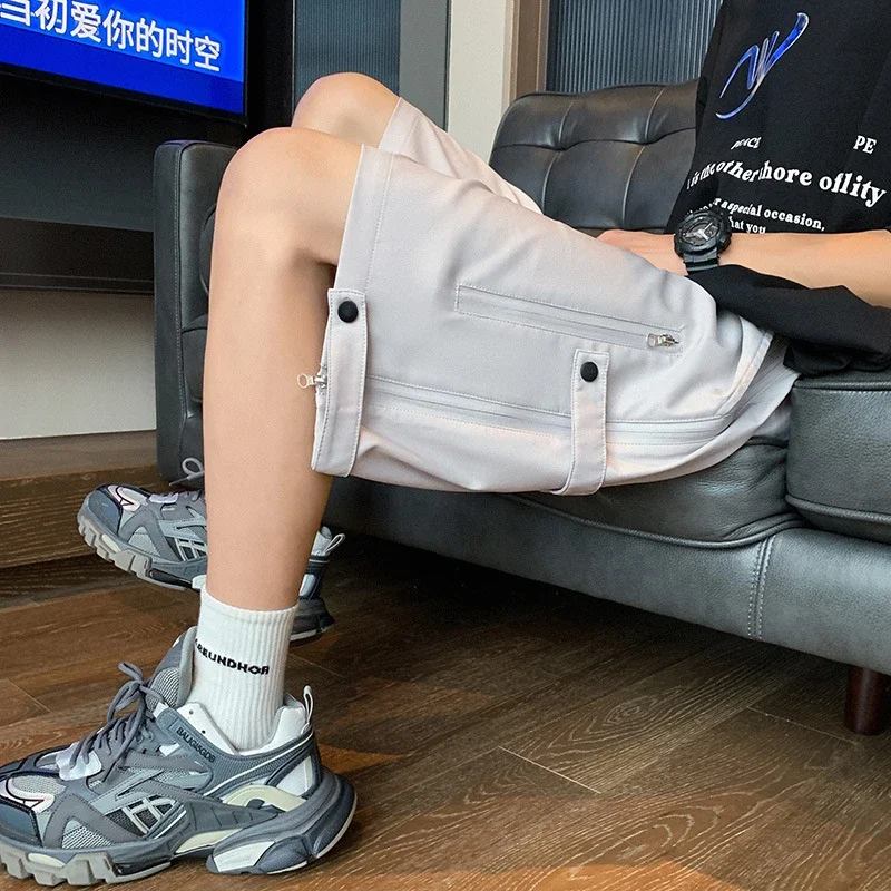 Grey Men's US Work Shorts