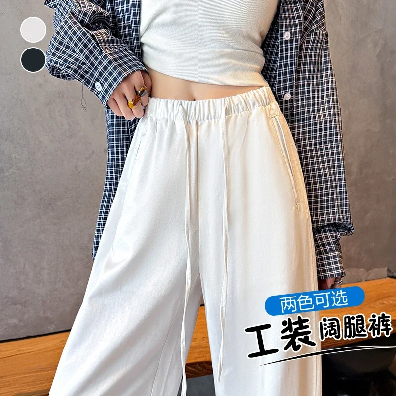 Women's High-Waist Slim Straight Leg Utility Pants