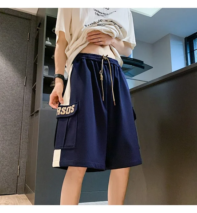 Men's Summer Retro Streetwear Shorts Detail