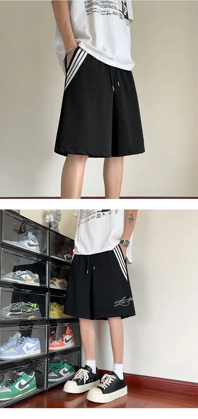 2025 Men's American Embroidered Shorts Detail