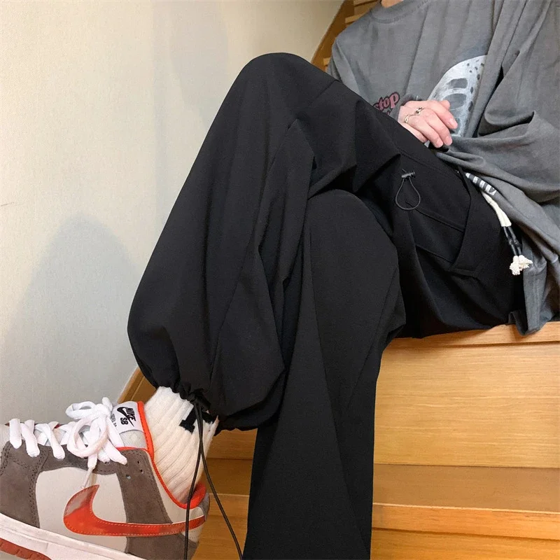 Men's Spring Retro Hiphop Cargo Pants