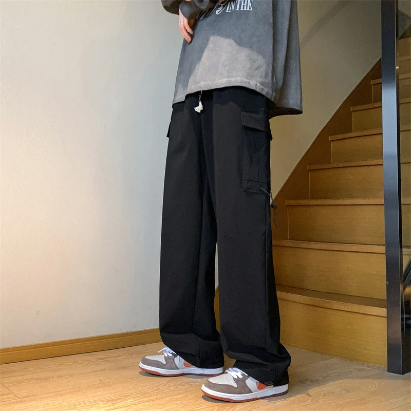 Men's Spring Retro Hiphop Cargo Pants