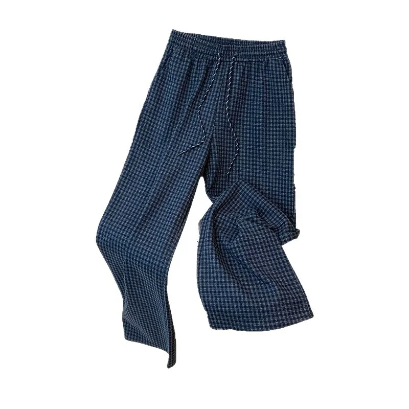 Plaid Wide - leg Pants for Women