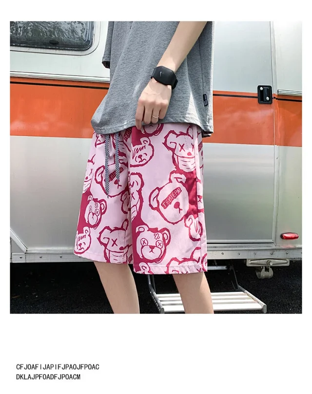 Men's Ice Silk Beach Shorts Detail