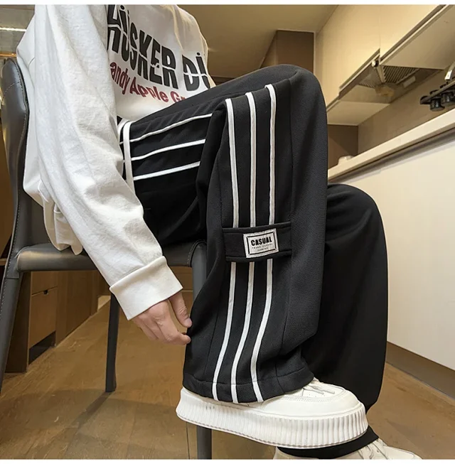 Striped Men's Sweatpants Detail