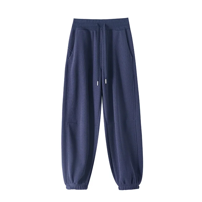 Women's Loose Warm Knit Sweatpants 2025 AW