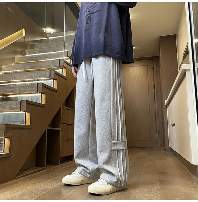 Striped Men's Sweatpants Detail