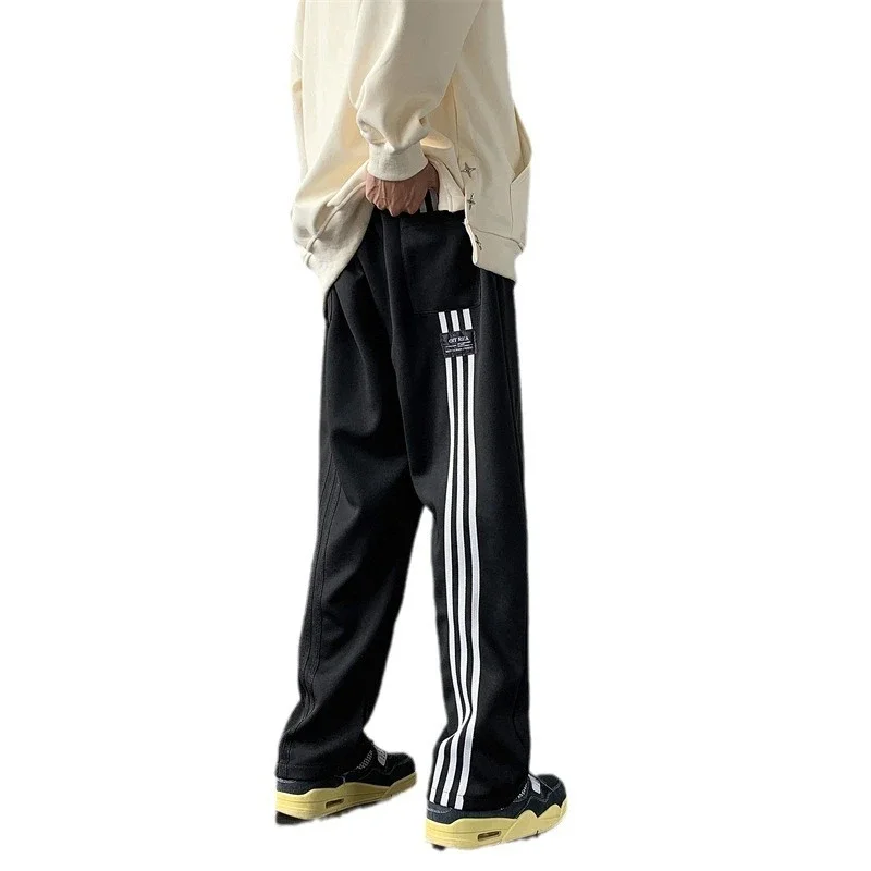 Men's Oversize Three-Stripe Retro Sweatpants