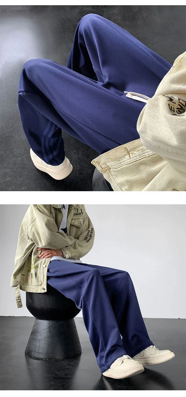 Men's Retro Stripe Pants Detail