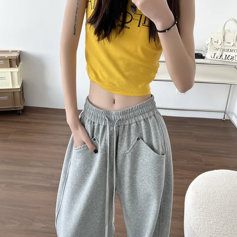 2025 New Fall Banana Pants for Petite Women - Cream High - Waist Wide - Leg