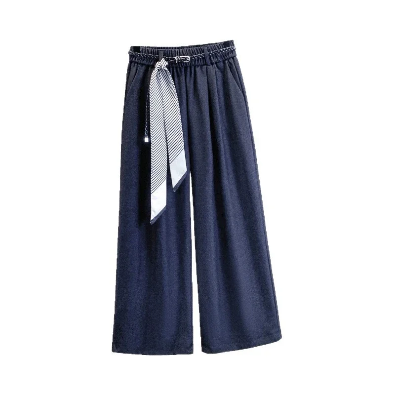 Korean-style Age-defying Wide-leg Casual Pants for Women