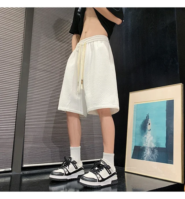Men's Summer Jacquard College Shorts Detail
