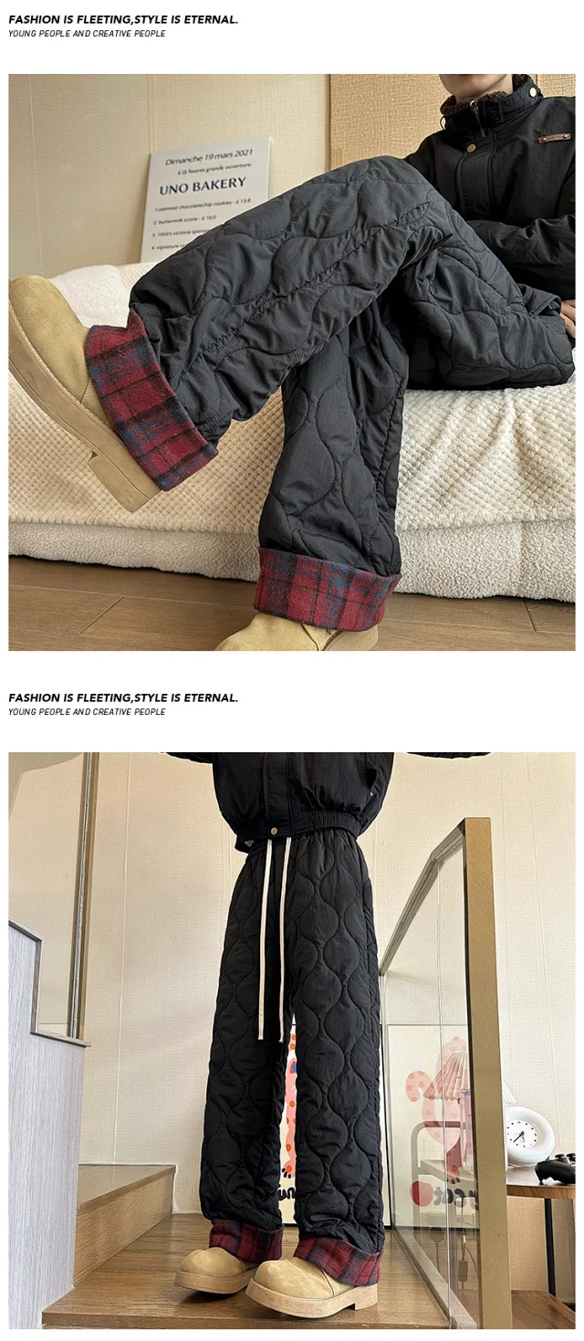 Unisex Fleece Ski Pants Detail