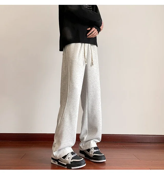 Men's Oversize Striped Pants (Spring) Detail