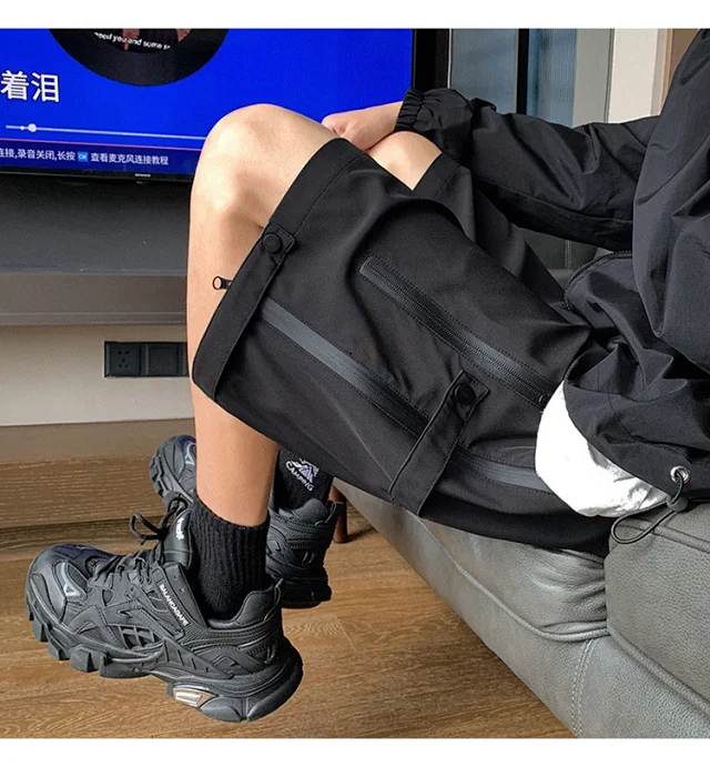 Men's Hiphop Shorts for Summer Outdoor Detail