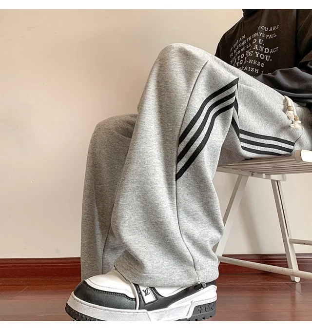 Men's Spring Three - Striped Pants Detail