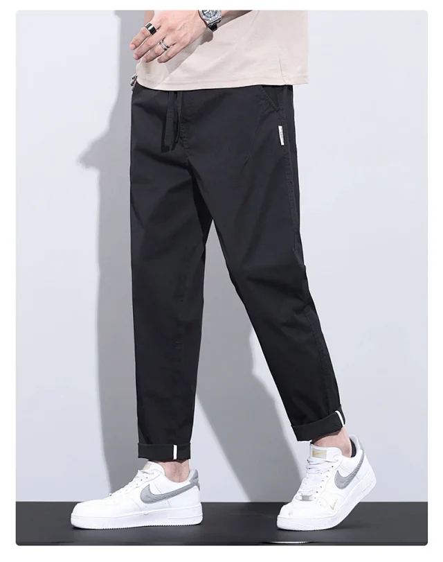 2025 Spring-Summer Men's Tapered Cropped Pants Detail