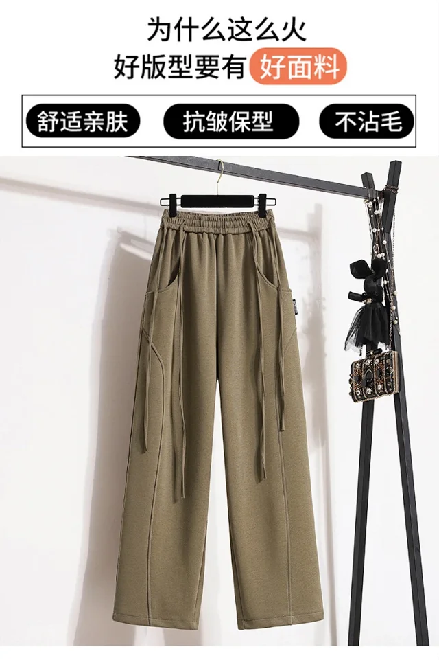 2025 Autumn New Banana Pants for Women Detail