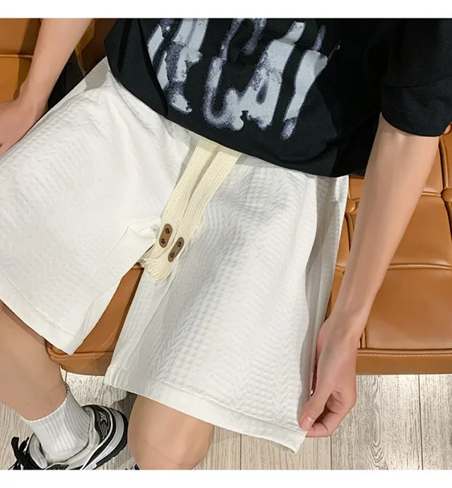 Men's Summer Jacquard College Shorts Detail