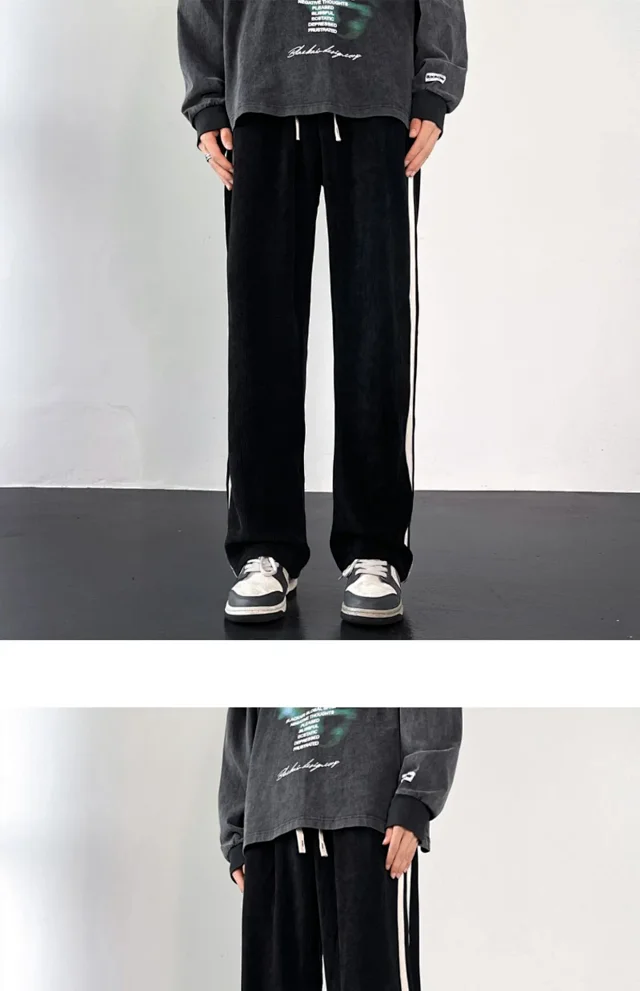 Corduroy Men's Winter Sweatpants Detail
