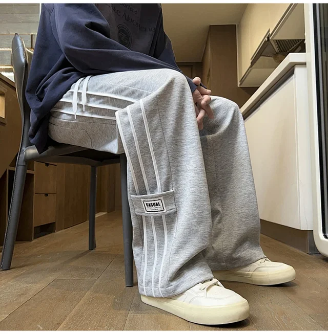 Striped Men's Sweatpants Detail