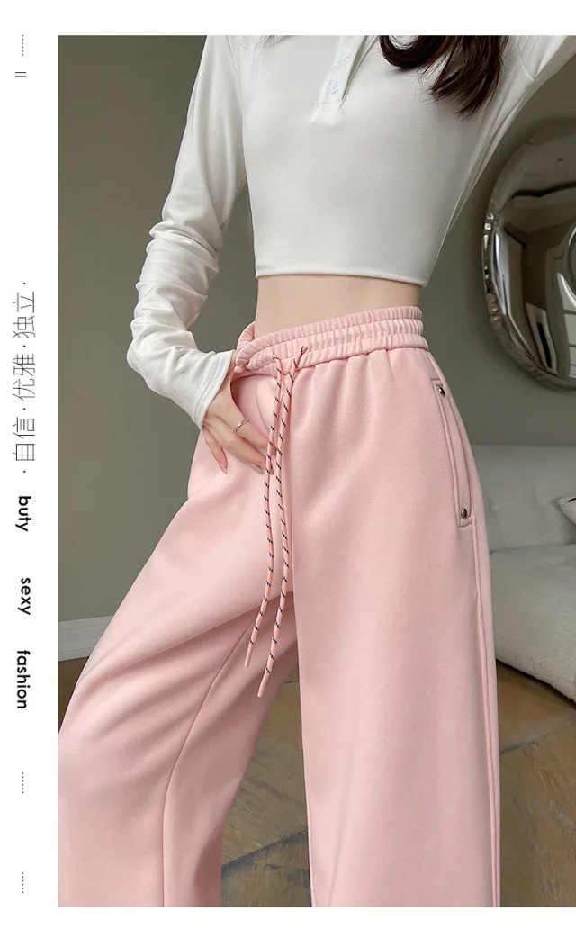2025 Fall Wide-Leg Pants for Women Detail