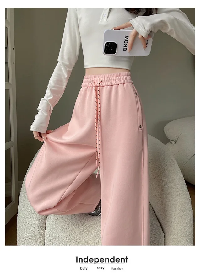 2025 Fall Wide-Leg Pants for Women Detail