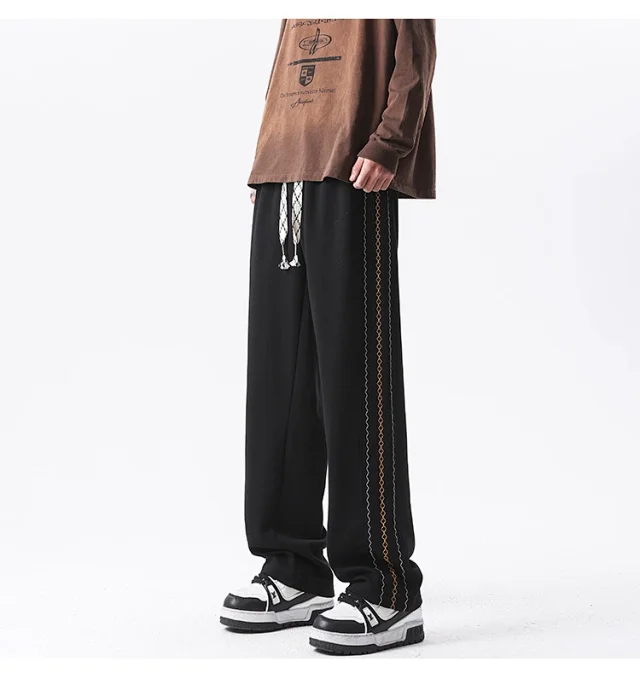 Japanese Oversize Men's Summer Pants Detail